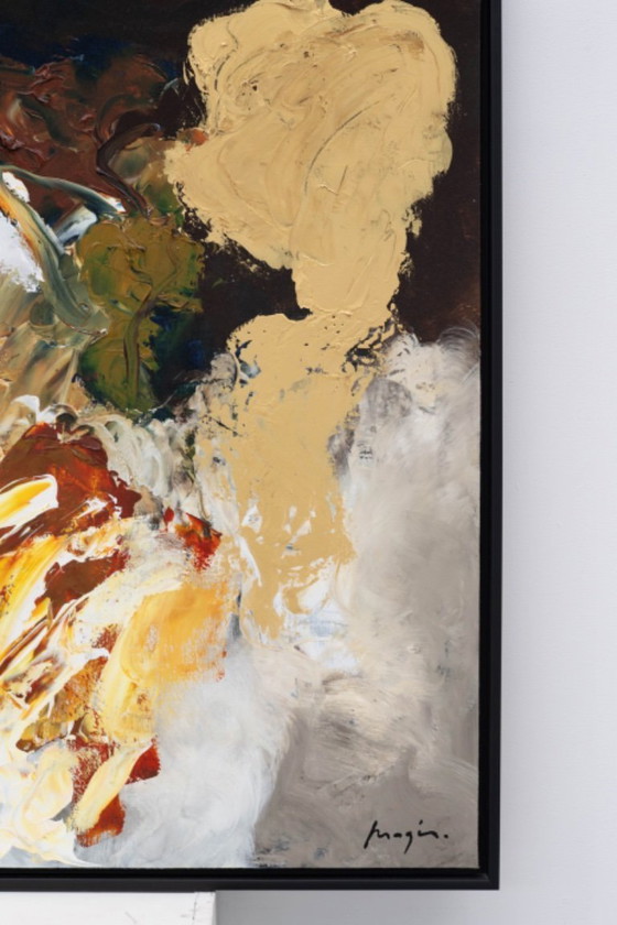 Image 1 of Dos pinturas al óleo originales de Pascal Magis 100 x 100