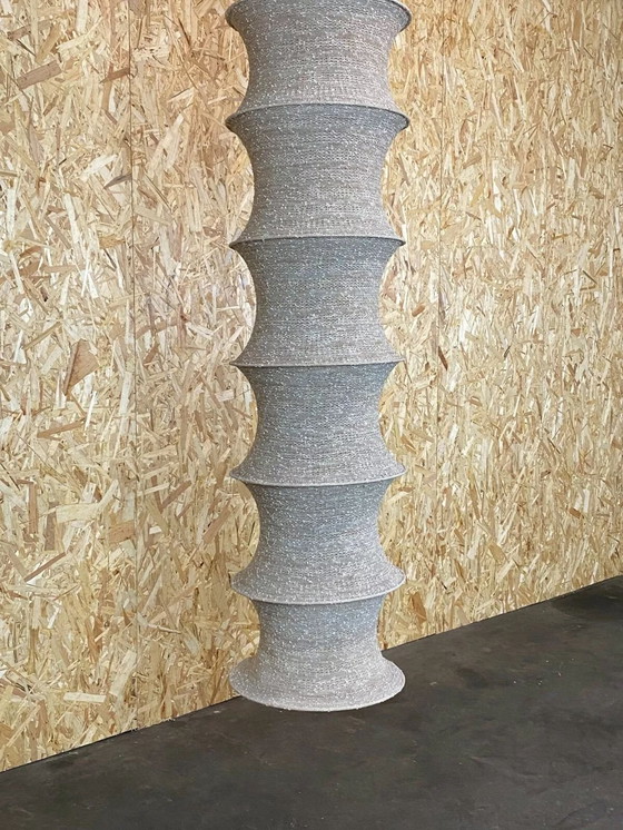 Image 1 of 60s 70s XXL Lamp Hanglamp Buislamp Stof Stof 60s