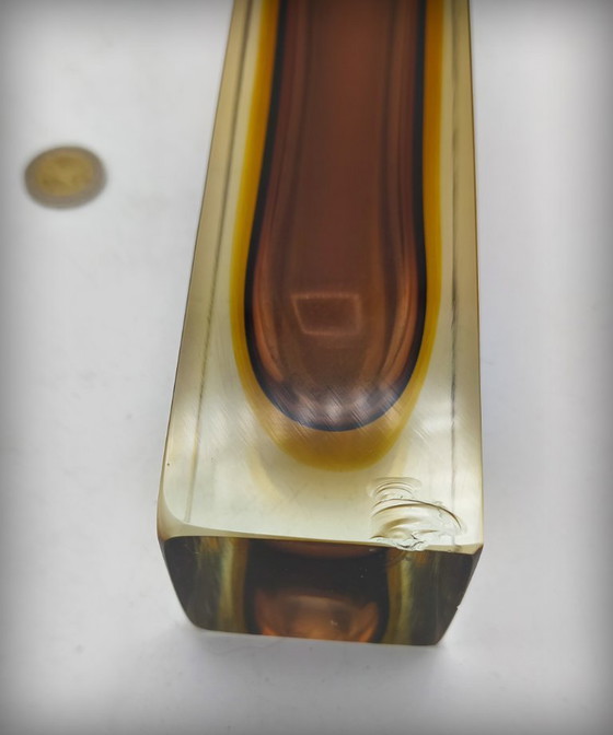 Image 1 of XXL Sommerso Vase By Flavio Poli, Murano, Italy, 1950s