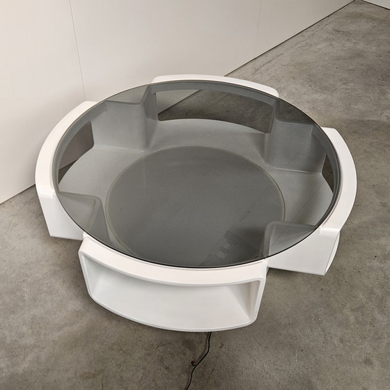 Image 1 of Tavolino da caffè Space Age Curver, illuminato