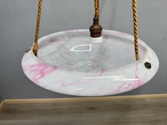 Image 1 of Lampada a sospensione Art Déco - Romantic Pink Swirl