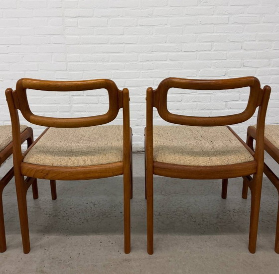 Image 1 of 6 Johannes Andersen Stühle für Uldum Møbelfabrik