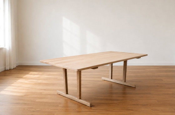 Image 1 of Børge Mogensen BM6286 Mesa de comedor Shaker para Fredericia en roble macizo enjabonado