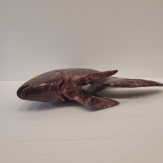 Image 1 of Coppia di pesci, diaspro rosso, XX secolo - Cina