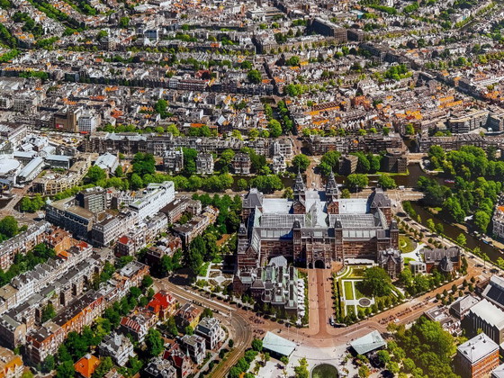 Image 1 of Ámsterdam en Panorama 2020 en Dibond