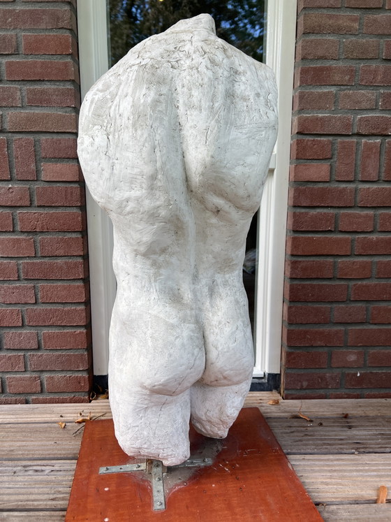 Torso Maschile Gesso Pezzo Unico – Arte, Metal, Other (photo 3 of 5)