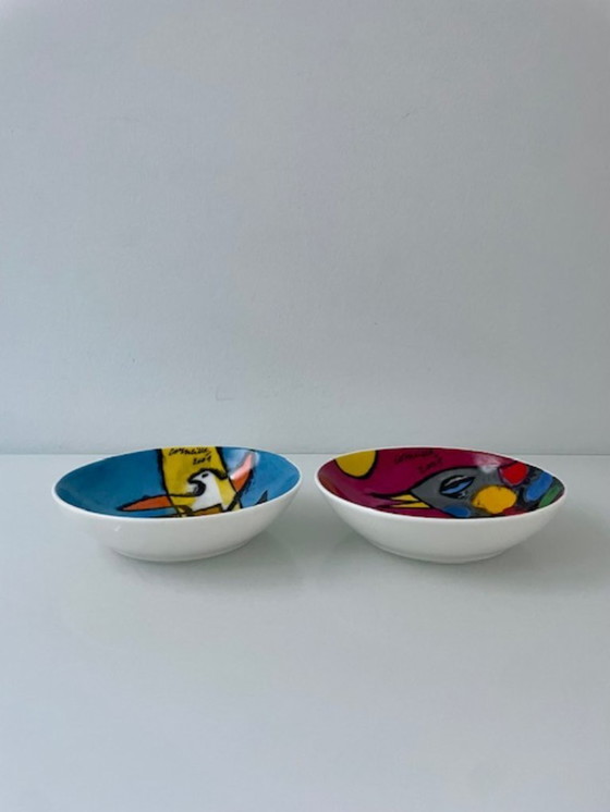 Image 1 of Set van 2 keramische kommetjes Corneille