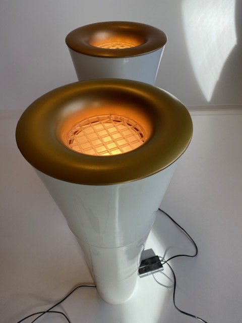 Ikea Fackla Flush Tube Vloerlamp Carl Ojerstam jaren 90 – Vloerlampen, Plastic (photo 5 of 5)