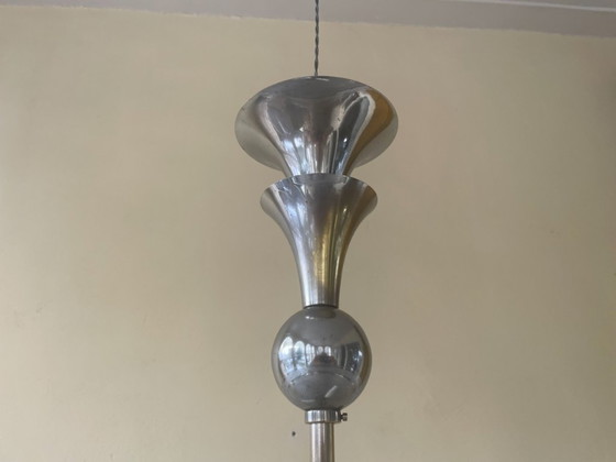 Image 1 of Hanging lamp Ceiling lamp Scale lamp art deco 1930 French