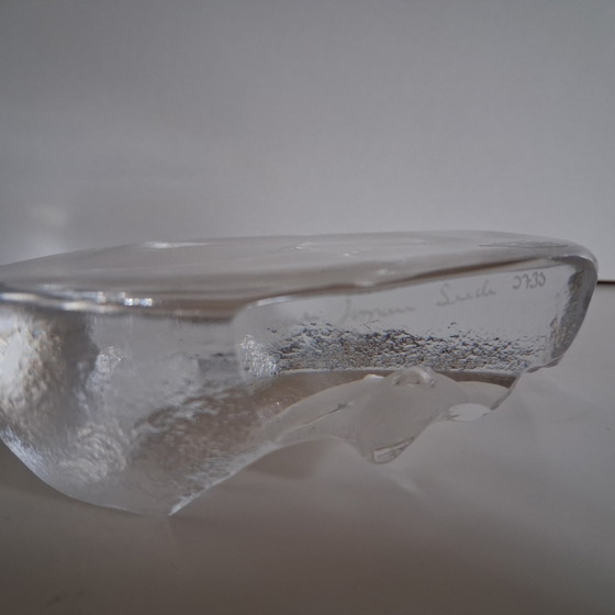 Kristall-Briefbeschwerer, Katzenmotiv, Mats Jonasson – Dekorative Objekte, Crystal, Glass (photo 8 of 8)