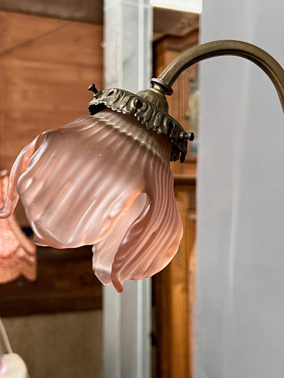 Renaissance chandelier with putti statuette. – Bronze, Copper (photo 5 of 9)