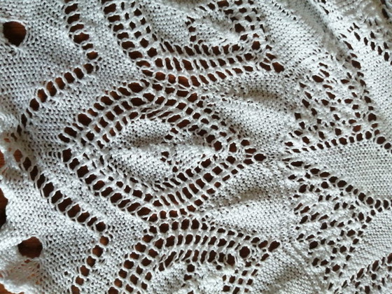 Image 1 of Centrino pizzo, lavorato a mano diametro 50 anni 40’ Italia