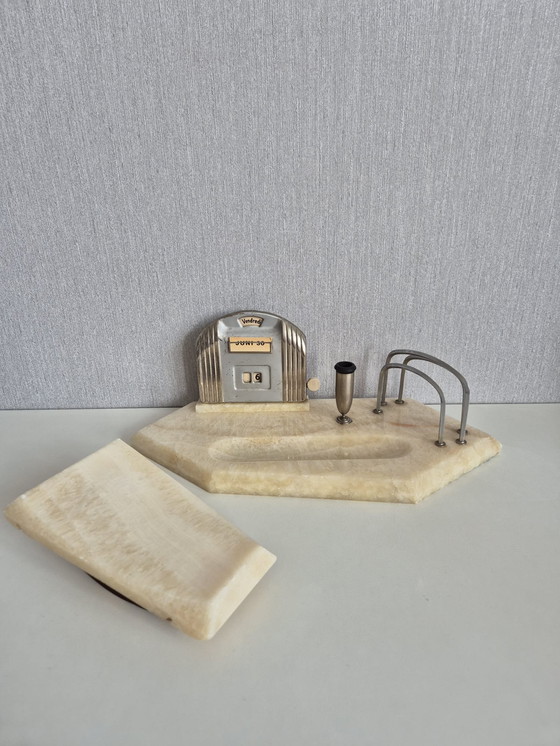 Image 1 of Set di scrittura in marmo