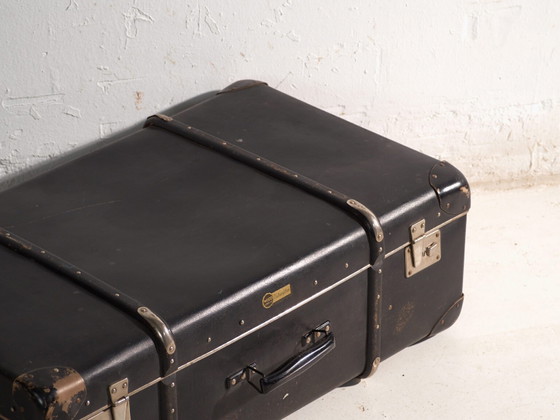 Antique WICO travel trunk in vulcanised fibre – Germany, circa 1930 – Travel bags, Metal, Art Deco (photo 14 of 40)
