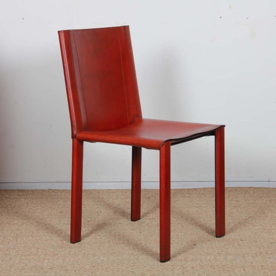 Image 1 of Ensemble de 8 chaises par Carlo Bartoli pour Matteo Grassi, 1980