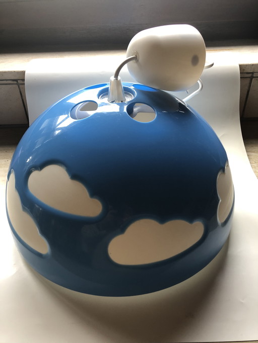 Ikea Skojig Blue Cloud Pendant Lamp - Blauwe Wolkenlamp