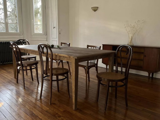 Image 1 of Large Provence farmhouse table in solid oak - 300 x 100 cm