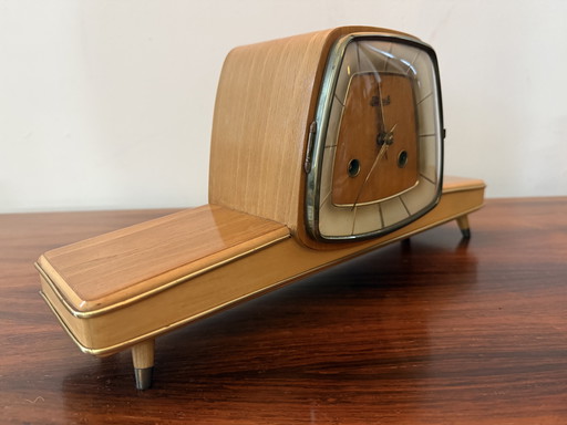Mid-century mantel clock by Hermle – Germany, ca. 1950