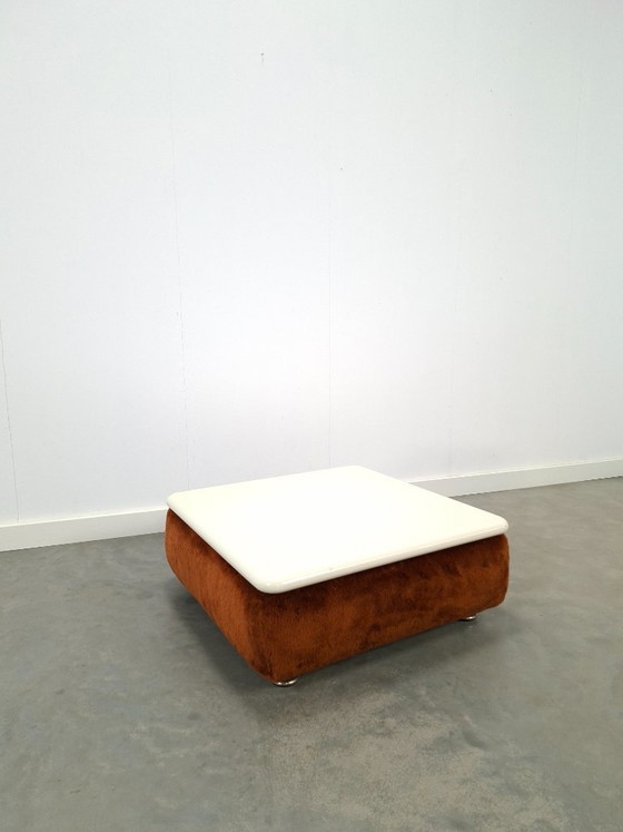 Image 1 of Fluffy Space Age coffee table vintage