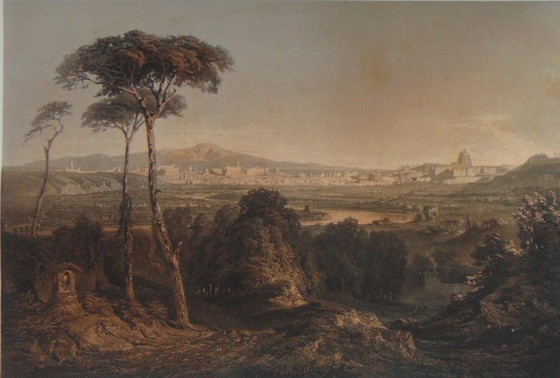 Image 1 of Karl Lindemann-Frommel (1819-1891) Lithographie Rom