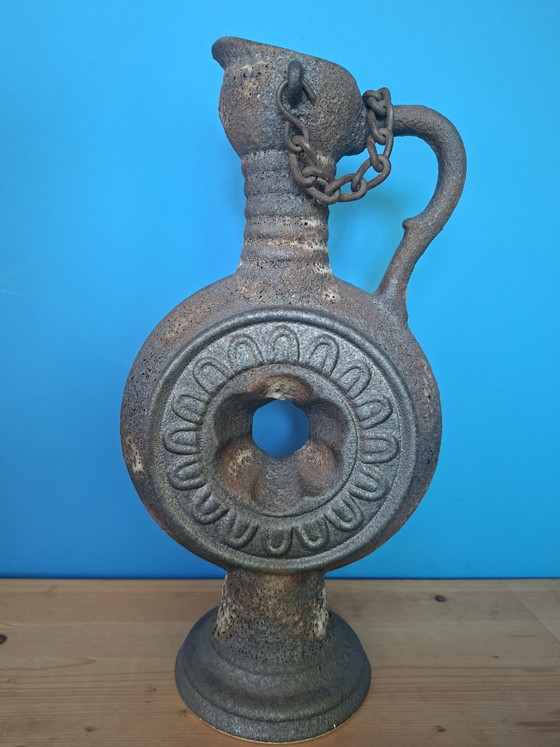 Image 1 of Fat Lava ring vase Dumler & Breiden West Germany