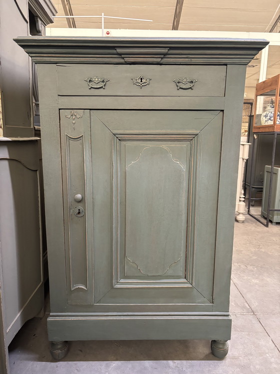 Image 1 of Antiek Brocante meidenkast / eendeurskast / kast 