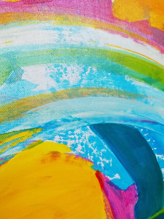 Image 1 of Acrylic painting #sophia 38x100cm