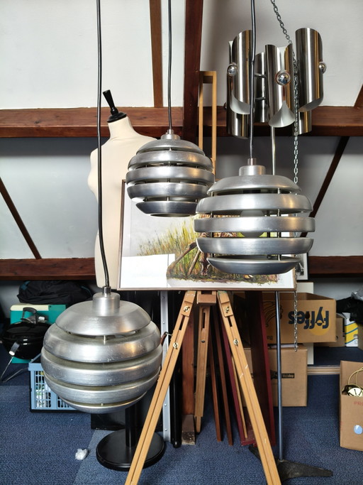 Lámpara de techo Mercur de estilo futurista de Eglo. – hanglampen, Metal, Aluminium (photo 2 of 5)