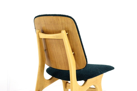 Image 1 of Set van 4 vintage eetkamerstoelen reupholstered