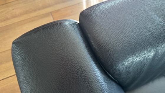 Image 1 of Vendo set di divani Rolf Benz modello 322 (3 e 2,5 posti) in pelle nera.