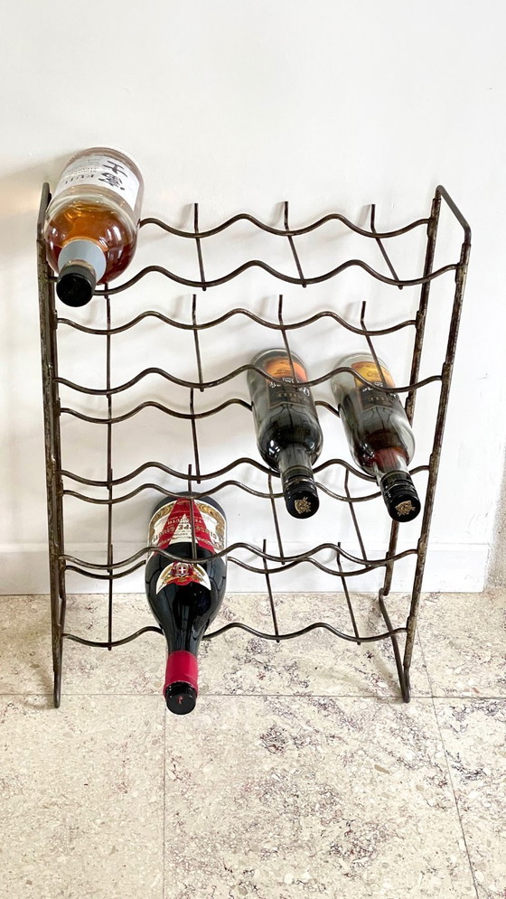 Image 1 of Portabottiglie in acciaio vintage