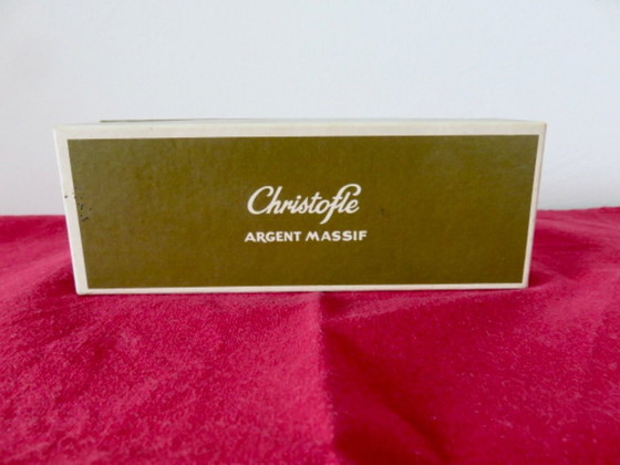 Image 1 of Christofle Solid Silver Salt & Pepper Set in Original Box, France, 1950