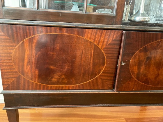 Image 1 of English Display Cabinet, Bookcase, Cuban Mahogany, circa 1850