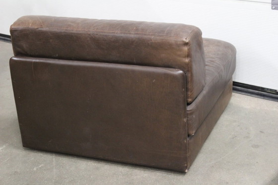 De Sede DS76 Sillón / Sección Central Sofá, Sofás modulares, Madera, Cuero, Marrón (foto 3 de 6)