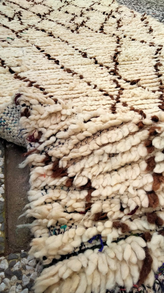 Image 1 of Handgeknoopt Berber kleed wol 220x75cm