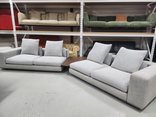 Minotti - Canapé Freeman Duvet + table basse Jacob par Rodolfo Dordoni