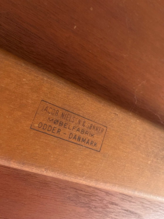 Image 1 of Mesa de centro Mid-Century Modern de teca de Jacob Nielsen & Sønner para Odder Møbelfabrik