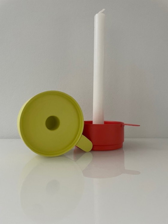 Image 1 of Set di 2 candelabri vintage IKEA VELCEND – design anni '90