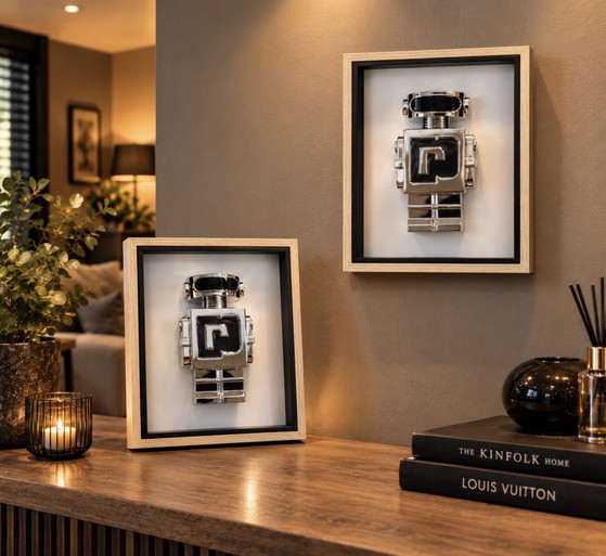 2 Flaconi Robot Rabanne Phantom ART 3D – Paco Rabanne, Oggetti decorativi, Legno, Vetro (photo 14 of 15)