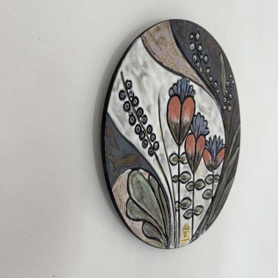 Image 1 of Rusha Handarbeit Ceramic Wall Plate, 1970s Germany