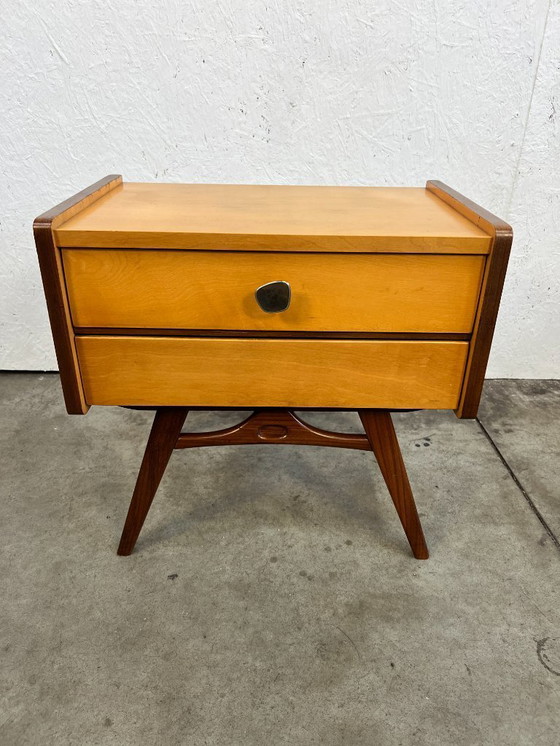 Image 1 of Set di comodini vintage, anni '50/'60, Paesi Bassi