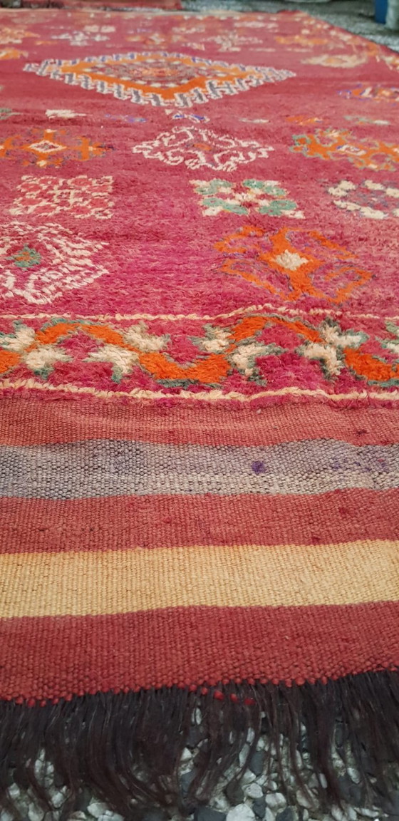 Image 1 of Handgeknoopt Berber kleed wol 416x185cm