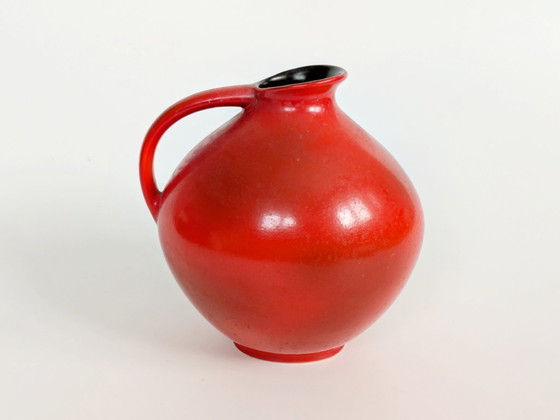 Image 1 of Large Wächtersbach Pottery Jug Vase, Urania Model, 1950s West German Design