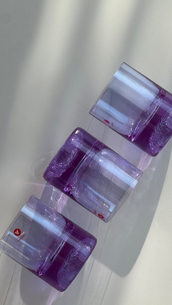 Image 1 of 6x Water/Whisky Glasses Cristalleria Vecris | Italy '70