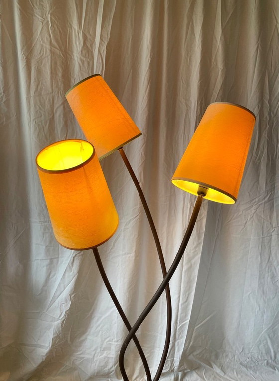 Image 1 of Lampadaire fer forgé artisanal studio Pescatore