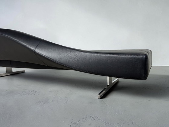 Ensemble de 2 canapés Cassina Aspen en cuir noir Jean-Marie Massaud – Canapés 3 places, Leather (photo 6 of 13)