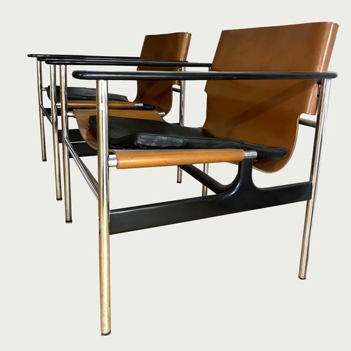 Charles Pollock Paar Lounge Sessel Von Charles Pollock Für Knoll Paar Sessel Aus Den 60er Jahren Von Charles Pollock In