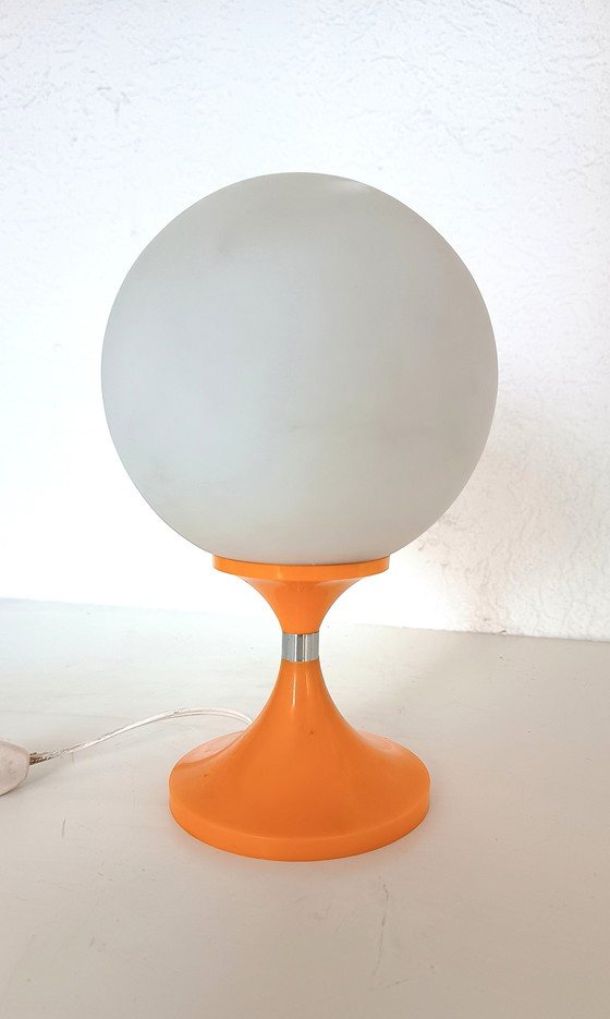 Image 1 of Sixties Space Age Lamp in Orange