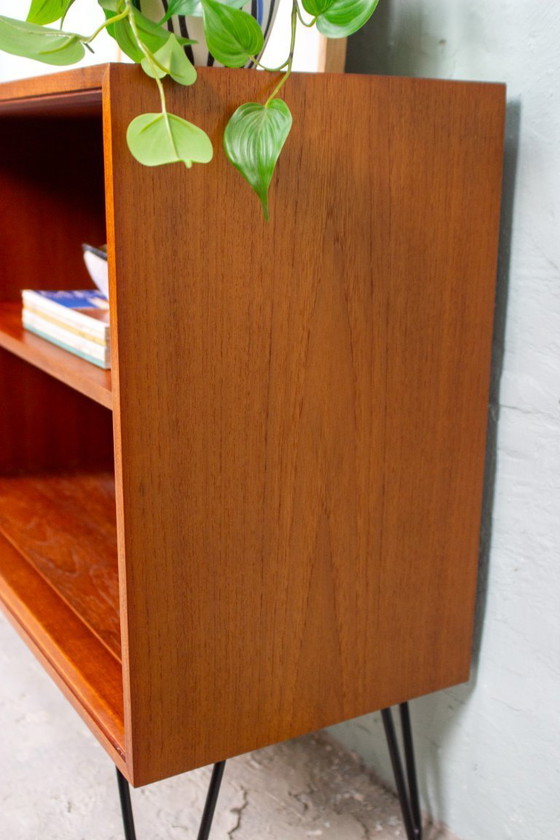 Image 1 of Vintage teak sideboard, chest of drawers, bookshelf, mid-century 1960s