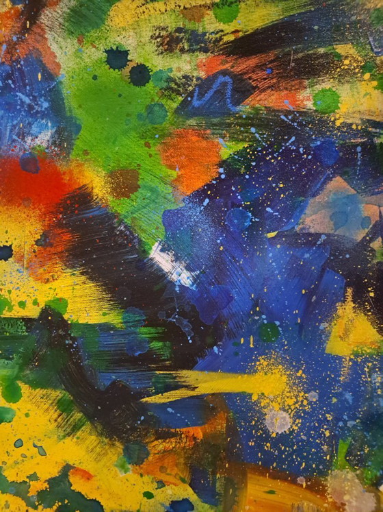 Image 1 of Matías MACHADO - Abstracción callejera - Pintura de artista